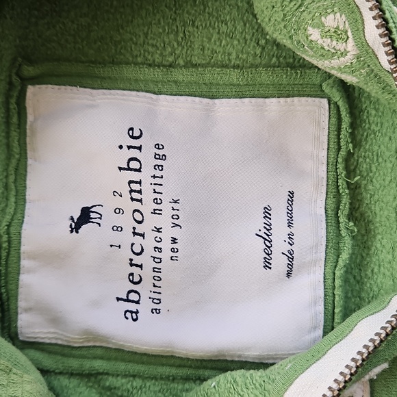 Abercrombie & Fitch Light Green Youth Hoodie - Picture 2 of 3